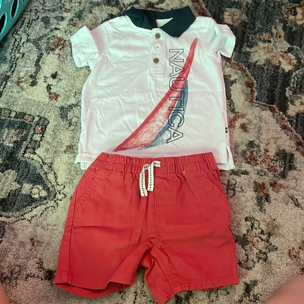 Nautica Boys Polo and Chinos